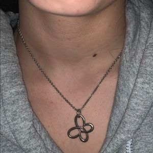 james avery chain and butterfly pendant